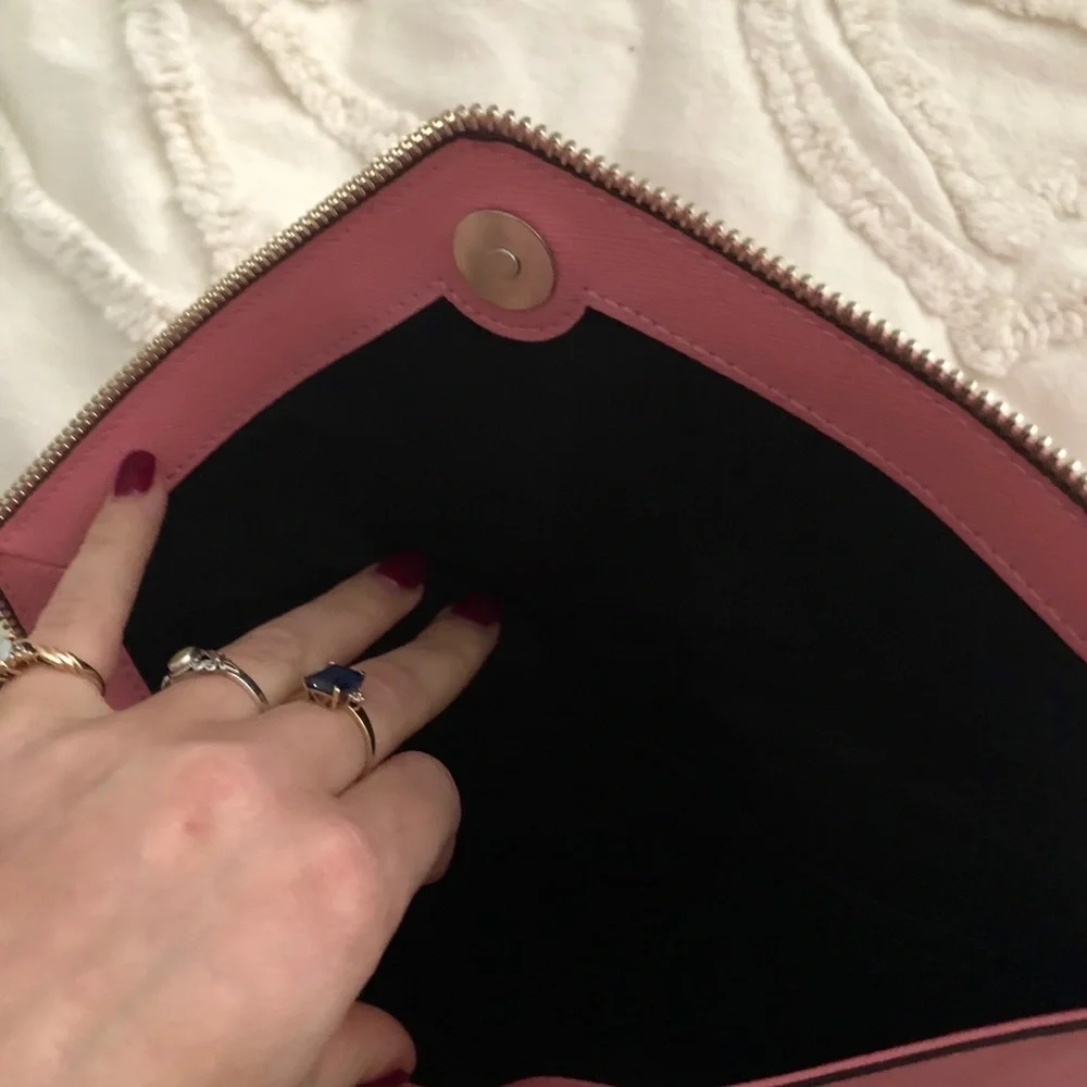 Rebecca Minkoff Pink Envelope Clutch